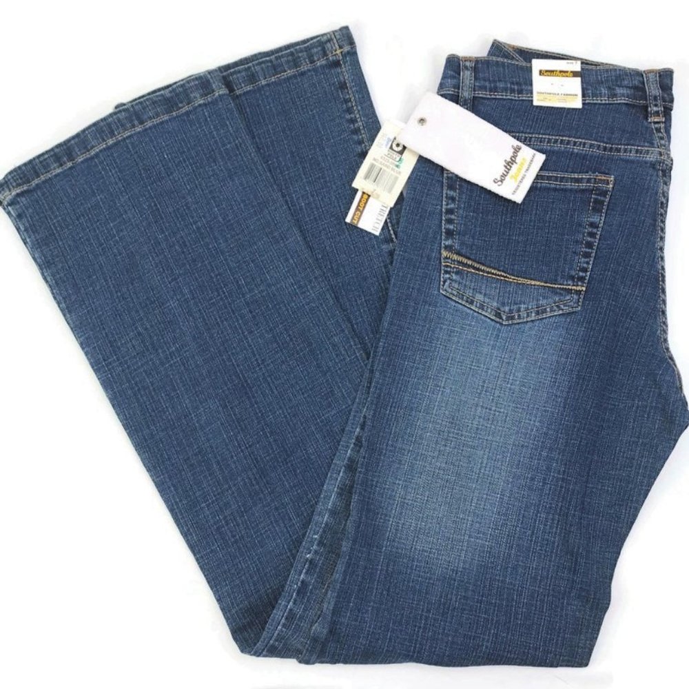 SOUTHPOLE Jeans Women's Low Rise Boot Inseam 31"